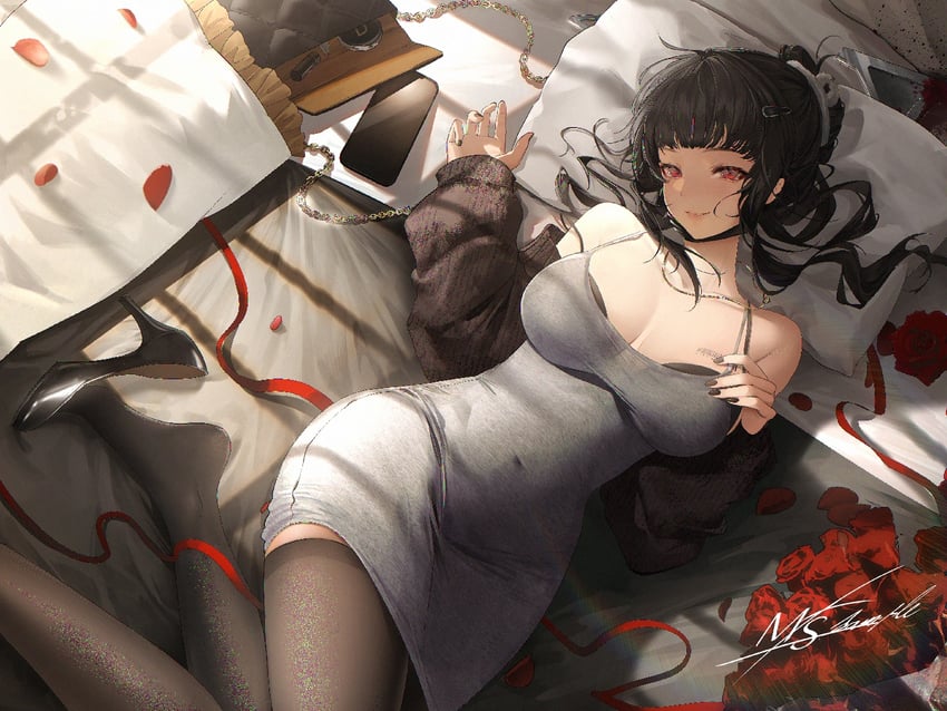 d (goddess of victory: nikke) drawn by musan_(musansansan)