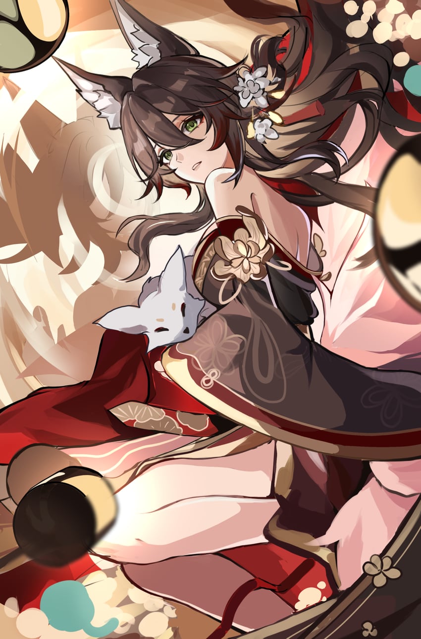 tingyun and fugue (honkai and 1 more) drawn by sishi_jixiang