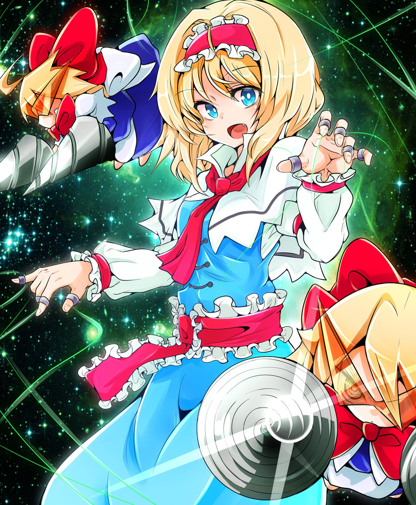 alice margatroid and shanghai doll (touhou and 1 more) drawn by baba_(baba_seimaijo)