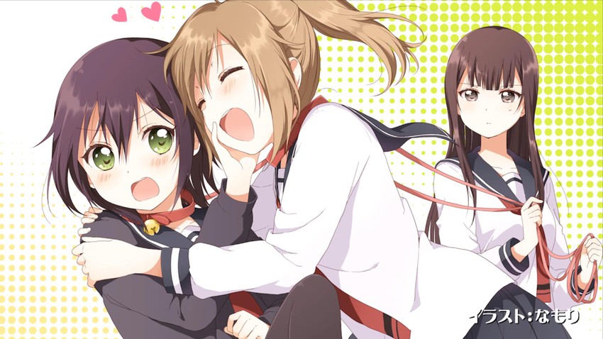 nekoyama suzu, inugami yachiyo, and hiiragi aki (inugami-san to nekoyama-san) drawn by namori