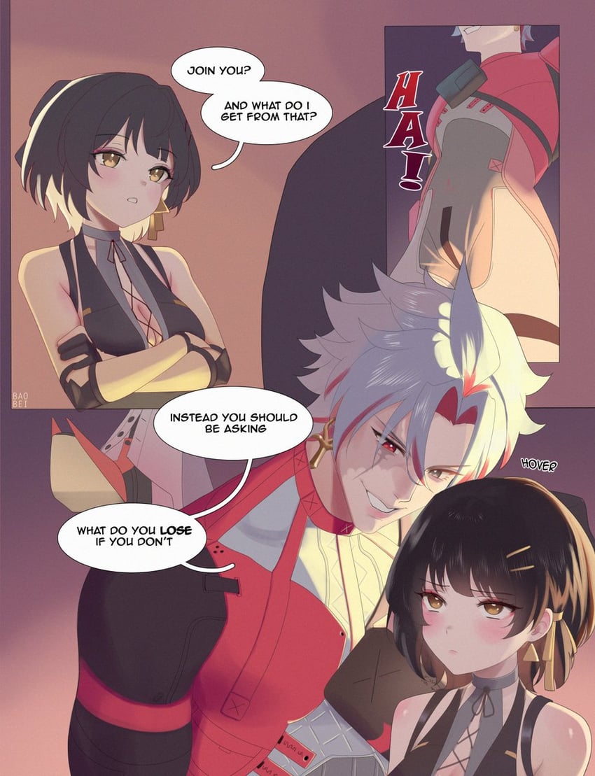 rover, female rover, and scar (wuthering waves) drawn by baobei_(baobei_bu)