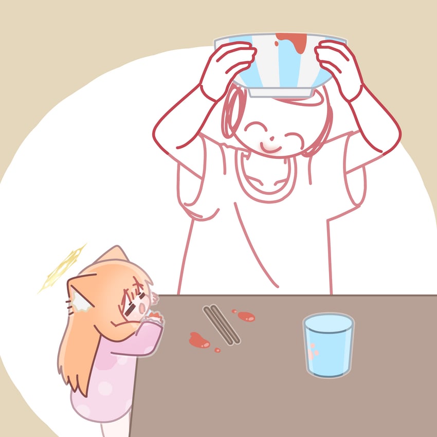 sensei, doodle sensei, and mari (blue archive) drawn by horuhara