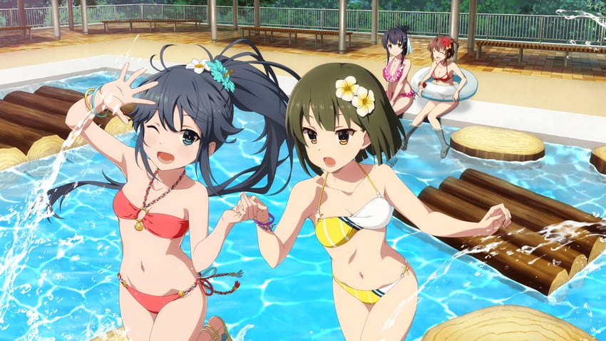 etou kanami, yanase mai, yamashiro yui, and ban tsugumi (toji no miko and 1 more)