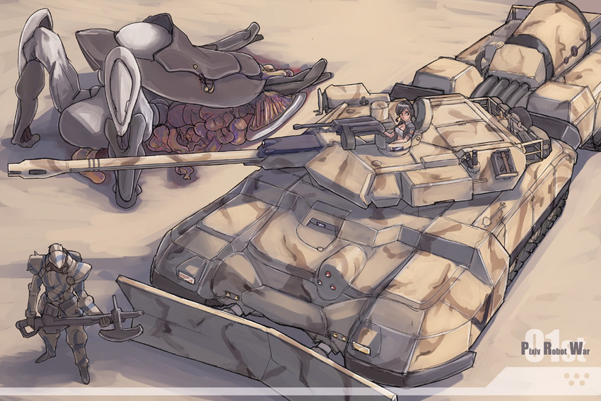 mobile infantry (pixiv and 3 more) drawn by kuroyagi