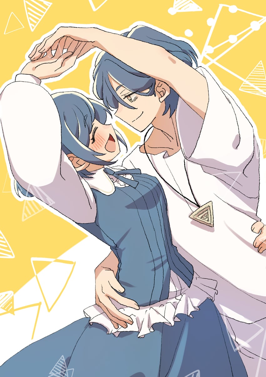 fukurai azami and meguriya ayumu (toshi densetsu kaitai center) drawn by nanashino_(7shino_gs)