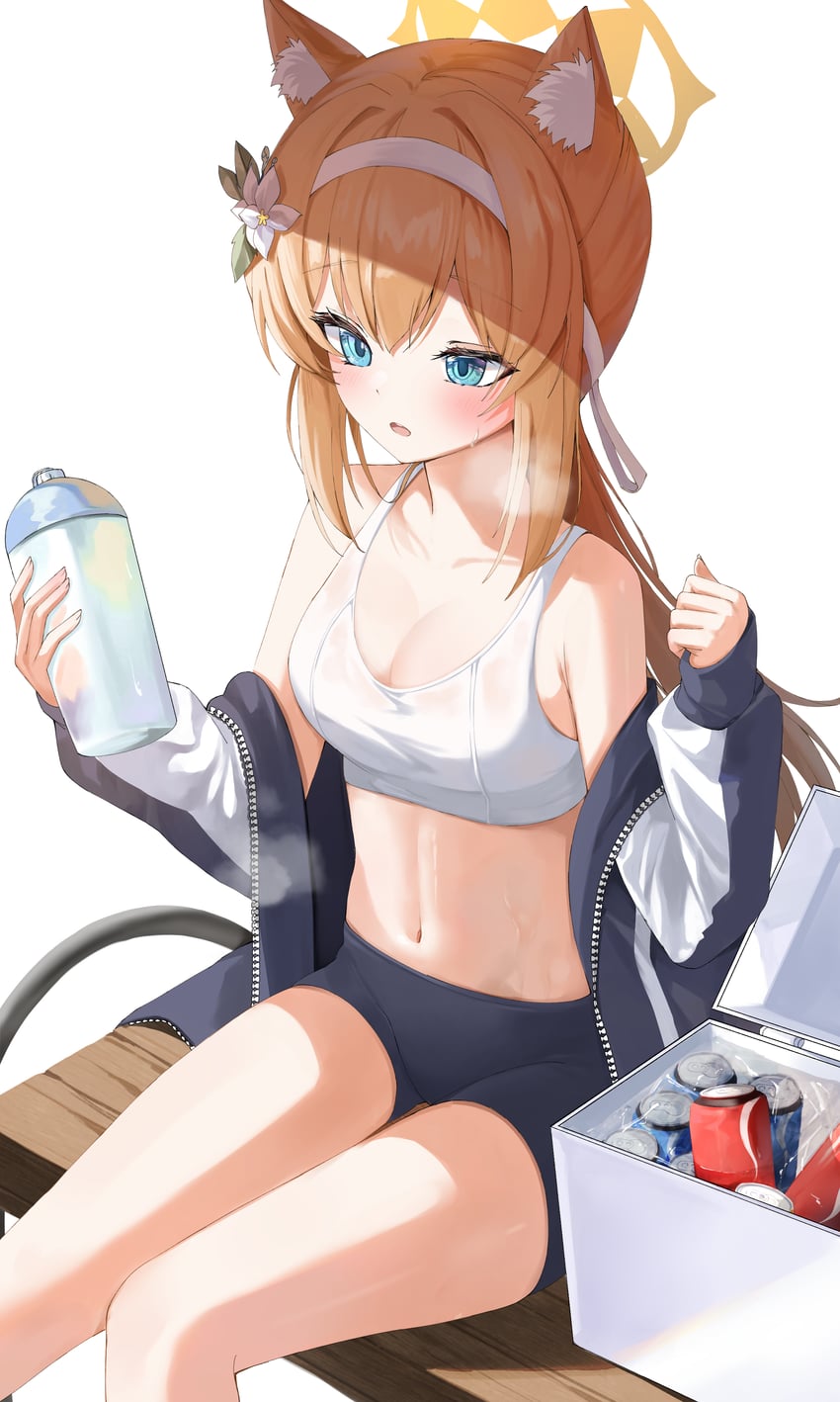 mari (blue archive and 1 more) drawn by gr_greeze