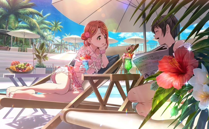 uehara ayumu and takasaki yu (love live! and 2 more)