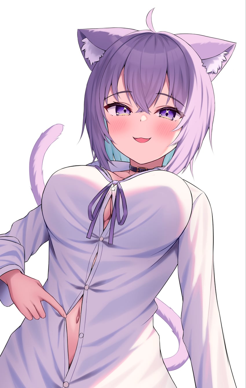 nekomata okayu (hololive) drawn by kumoru_(kumoru_145)