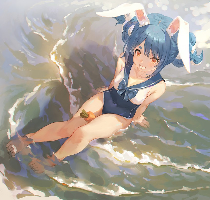 usada pekora (hololive) drawn by ruien_(wu_jui-en)
