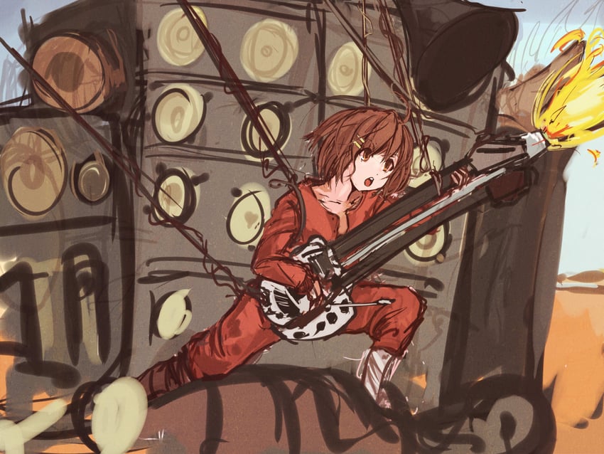 hirasawa yui (k-on! and 2 more) drawn by panties_(pantsu-pirate)