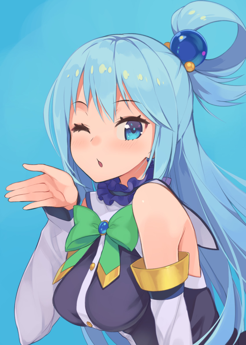 aqua (kono subarashii sekai ni shukufuku wo!) drawn by tam-u