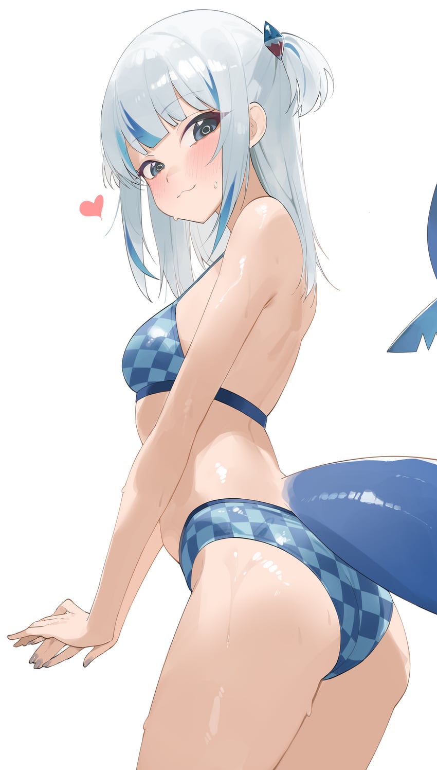 gawr gura (hololive and 1 more) drawn by byeon_dha