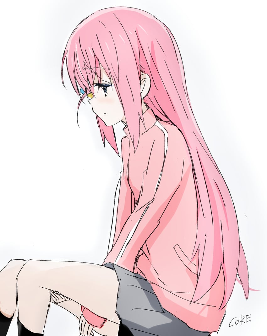 gotoh hitori (bocchi the rock!) drawn by core_(mayomayo)