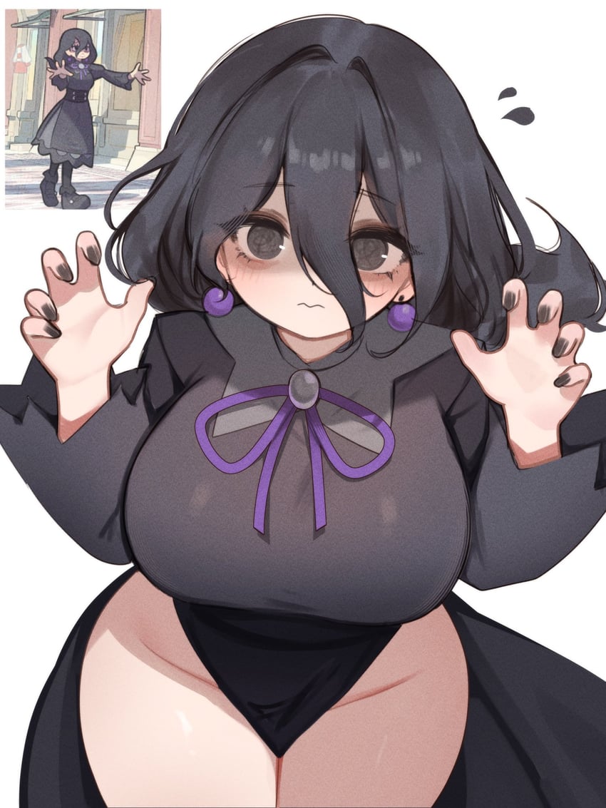 hex maniac (pokemon and 1 more) drawn by sky_above_me