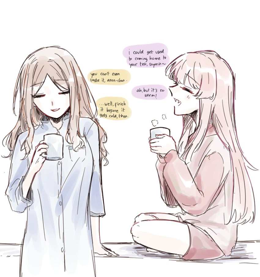 chihaya anon and nagasaki soyo (bang dream! and 1 more) drawn by niigouki