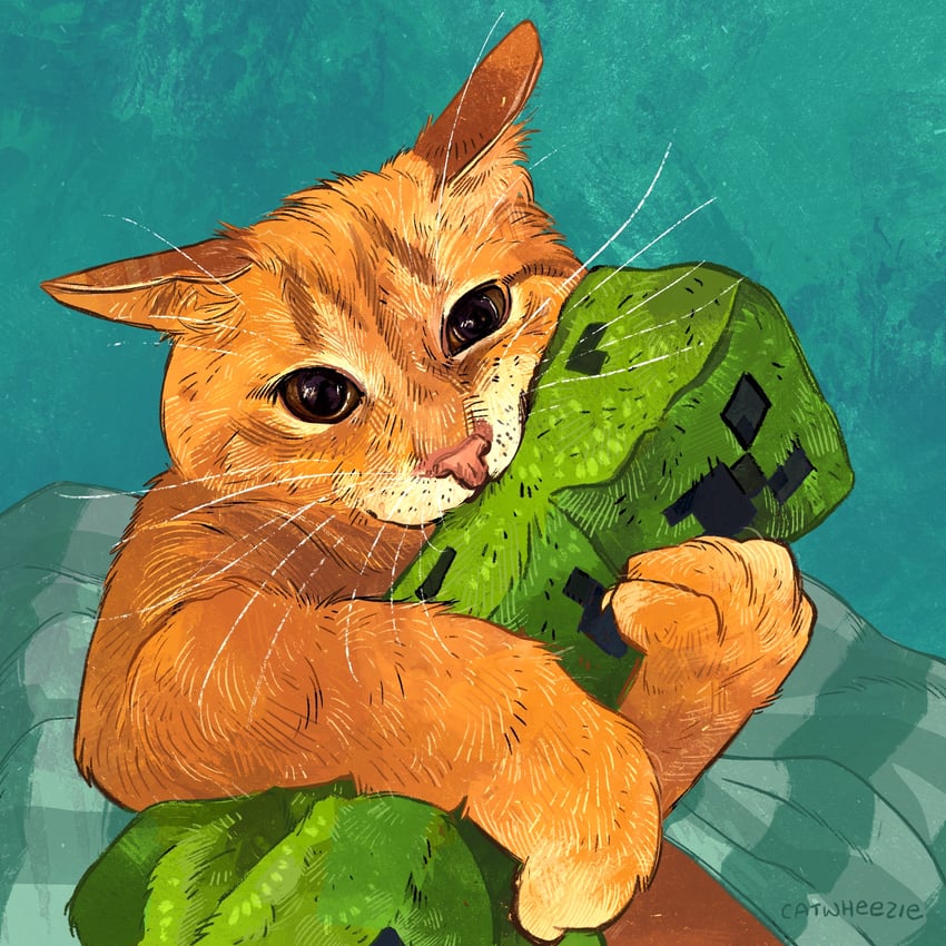 creeper (original and 1 more) drawn by catwheezie