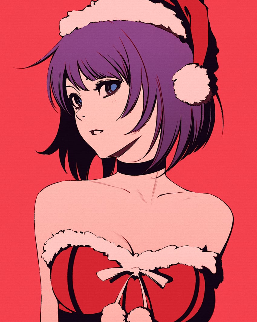 senjougahara hitagi (monogatari and 1 more) drawn by moshimoshibe
