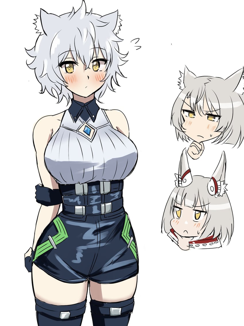 nia, mio, and na'el (xenoblade chronicles and 2 more) drawn by ereka