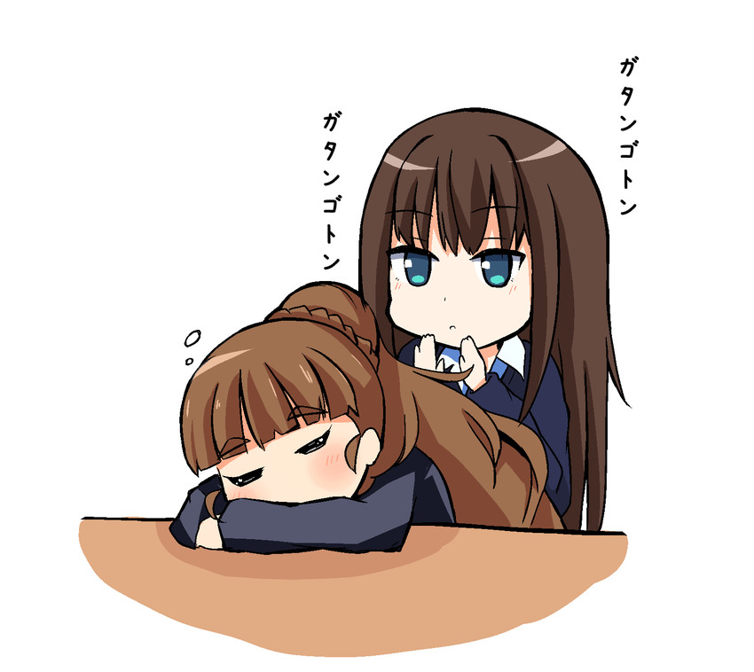 shibuya rin and kamiya nao (idolmaster and 1 more) drawn by denshinbashira_(bashirajio!)
