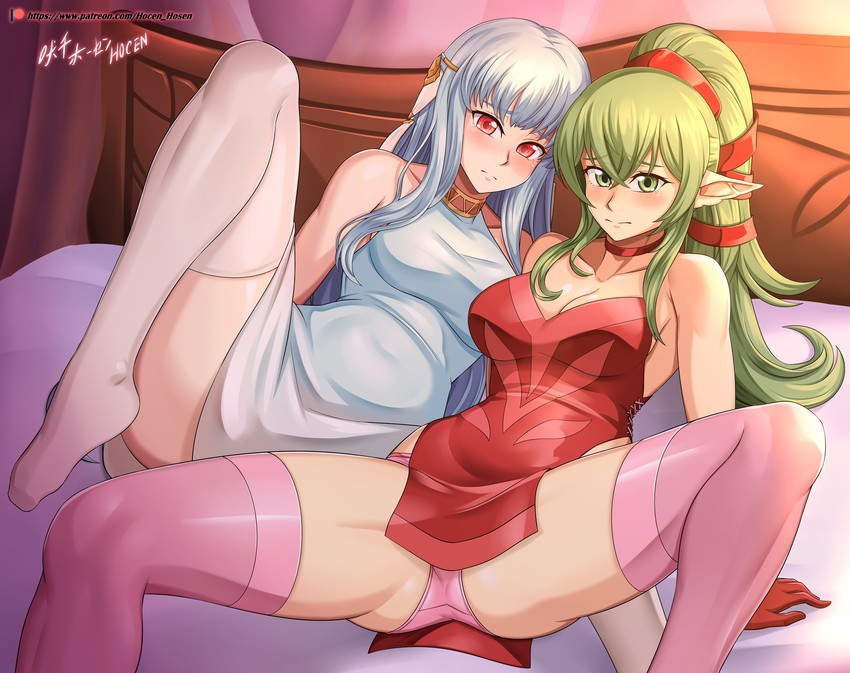 tiki and ninian (fire emblem and 2 more) drawn by vilde_loh_hocen