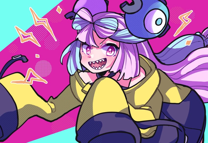 iono (pokemon and 1 more) drawn by shiba_dzuke