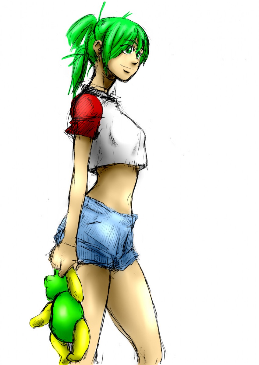 koiwai yotsuba (yotsubato!) drawn by gozo_(45820) and hey_(bluebell)