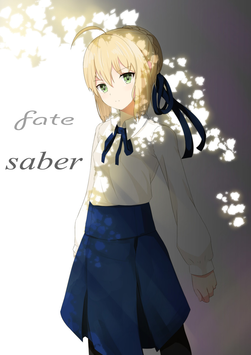 artoria pendragon and saber (fate and 1 more) drawn by deck_jason