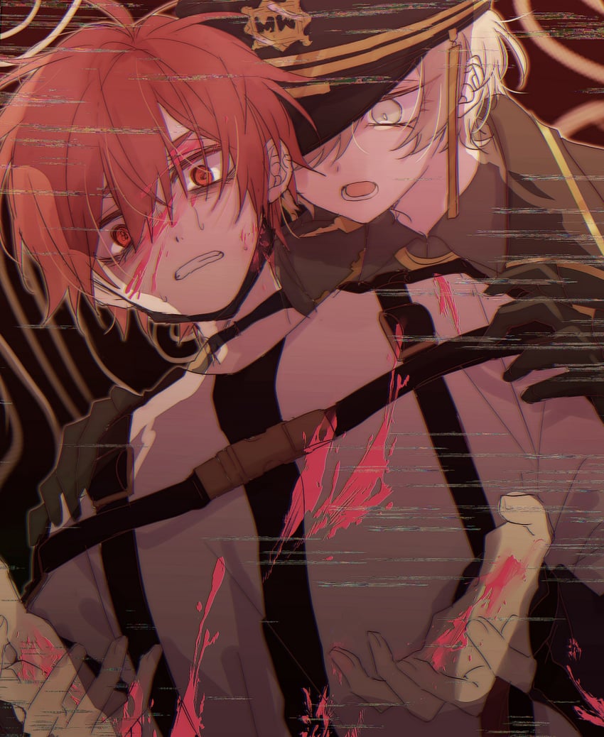 kajiyama fuuta and es (milgram) drawn by kao_ru05