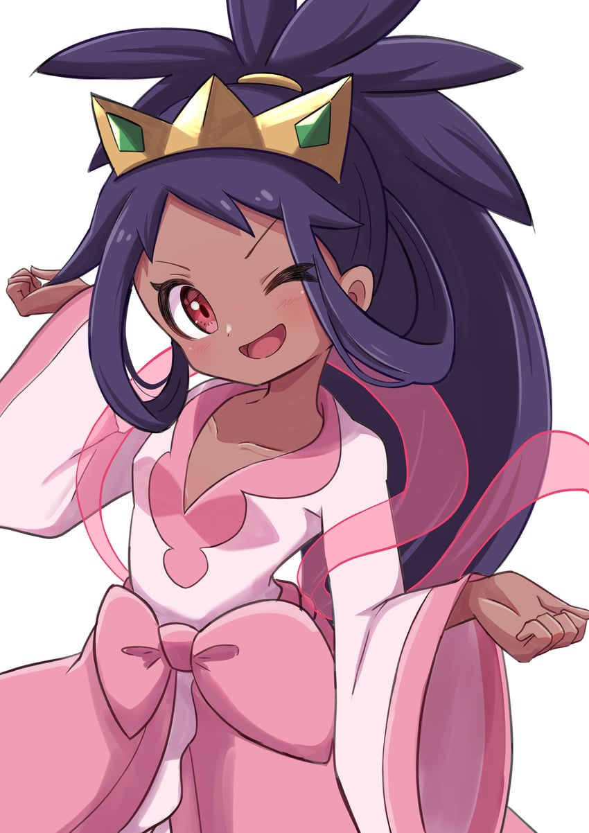 iris (pokemon and 1 more) drawn by rono_(lethys)
