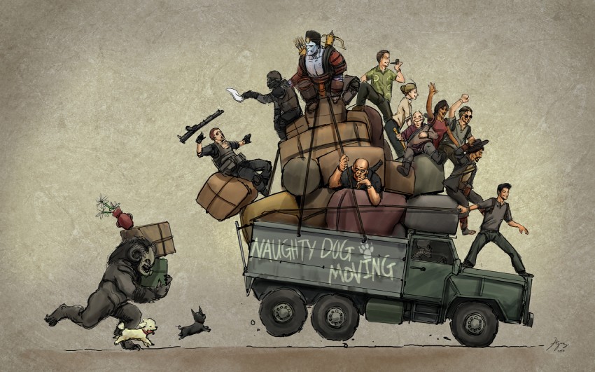 nathan drake, chloe frazer, elena fisher, victor sullivan, karl schafer, and 4 more (uncharted)