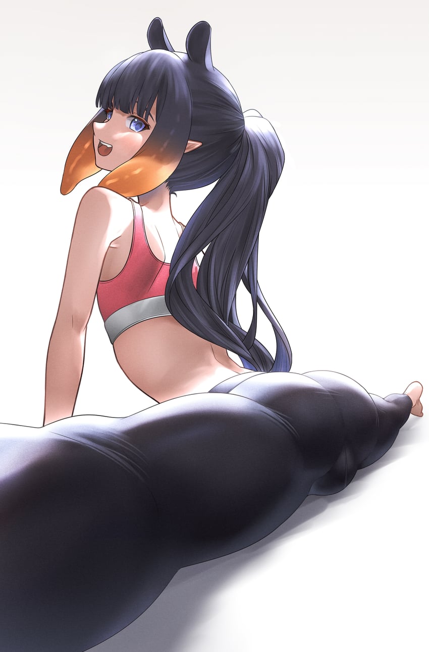 ninomae ina'nis (hololive and 1 more) drawn by honkivampy