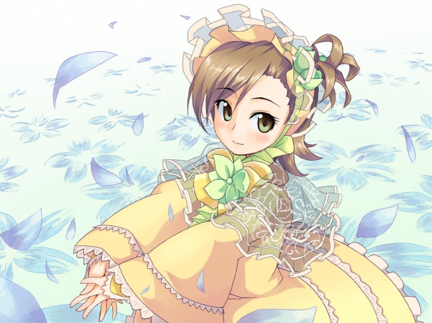 futami mami (idolmaster and 1 more) drawn by hakkaku_shikimi
