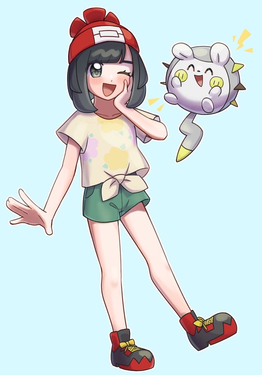 selene and togedemaru (pokemon and 1 more) drawn by pitorigoto