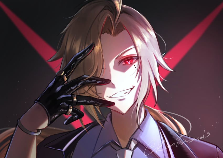 hugo vlad and fukuyama jun (zenless zone zero and 1 more) drawn by kuro_tsubasa