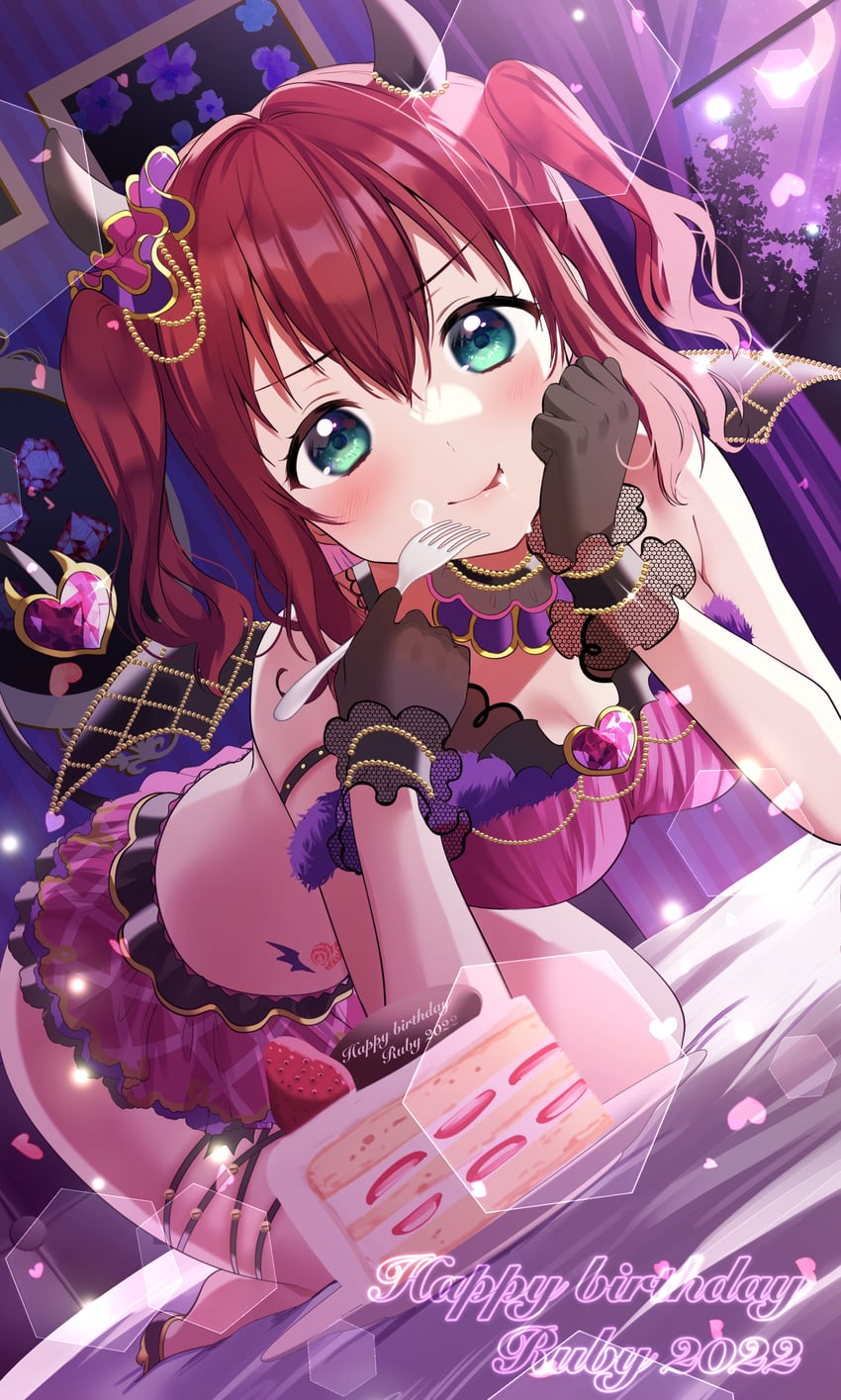 kurosawa ruby (love live! and 2 more) drawn by kazepana