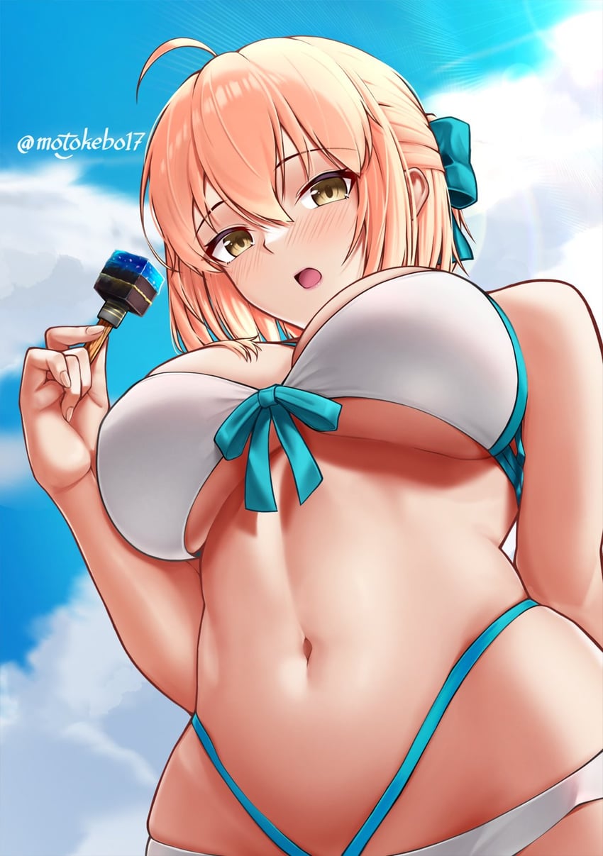 okita souji and okita j. souji (fate and 1 more) drawn by motokebo17