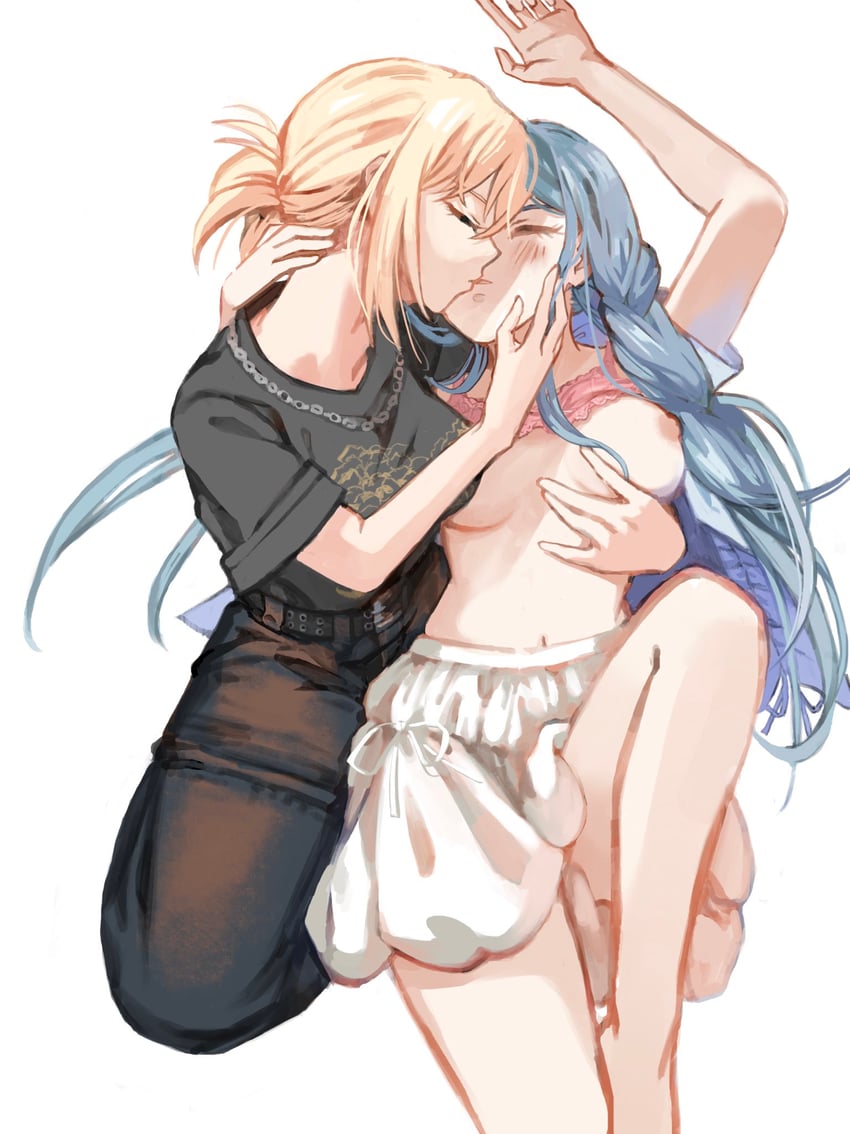 togawa sakiko and misumi uika (bang dream! and 1 more) drawn by nichiju_(you)