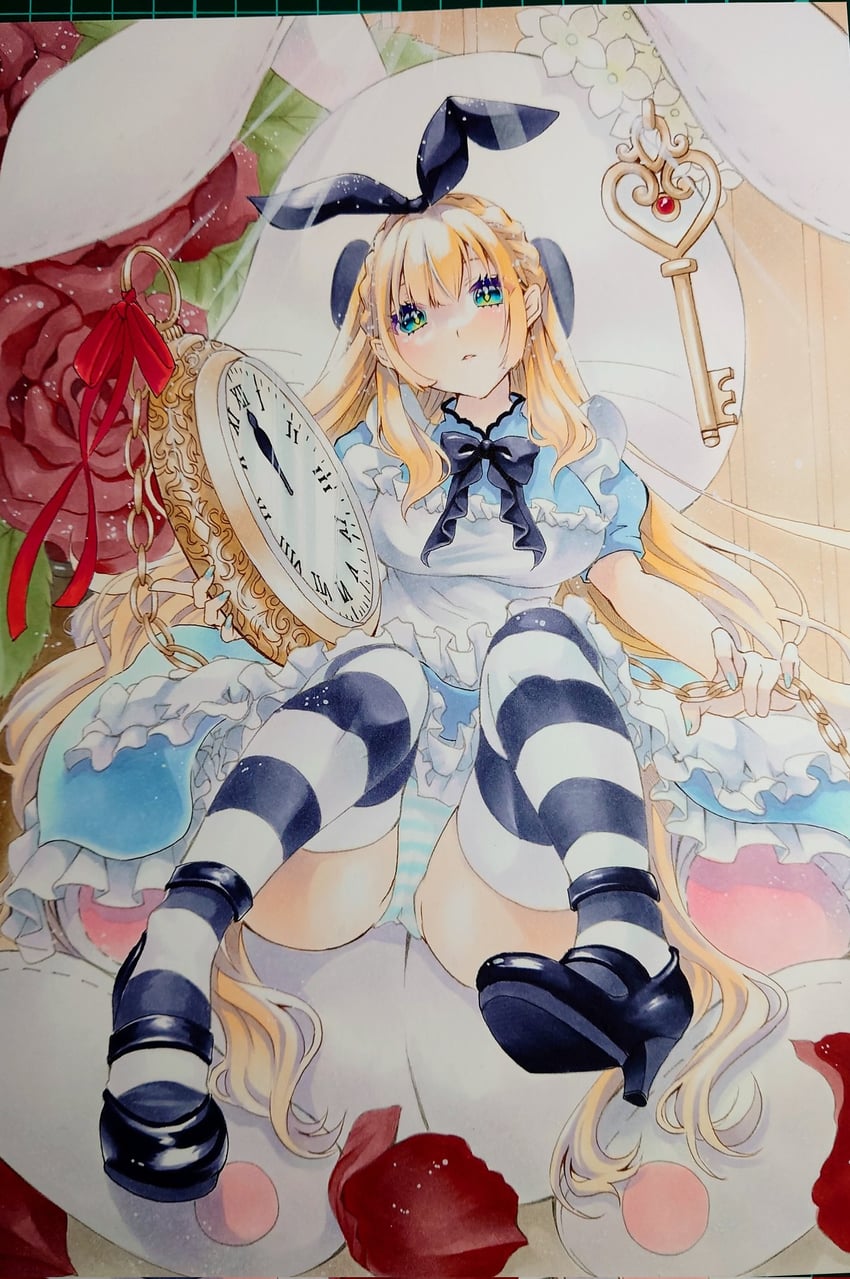 alice (alice's adventures in wonderland) drawn by mimi_(mini1474)