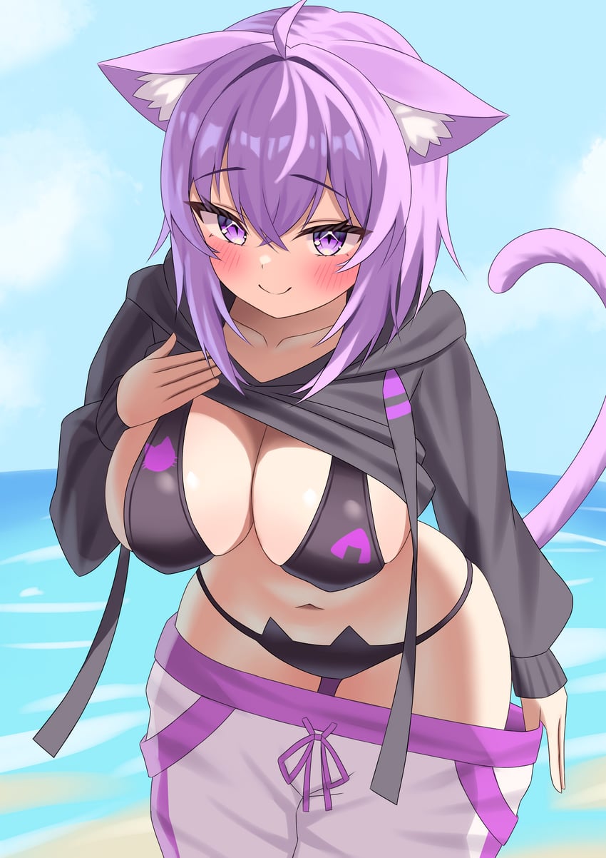 nekomata okayu (hololive) drawn by kumoru_(kumoru_145)