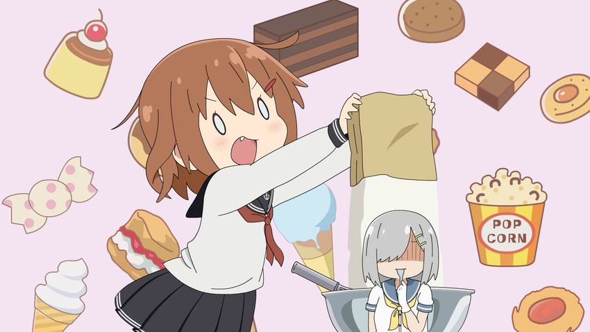ikazuchi and hamakaze (kantai collection and 1 more) drawn by sugapi