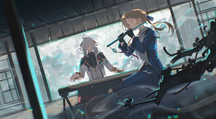 jing yuan and yanqing (honkai and 1 more) drawn by yichensang