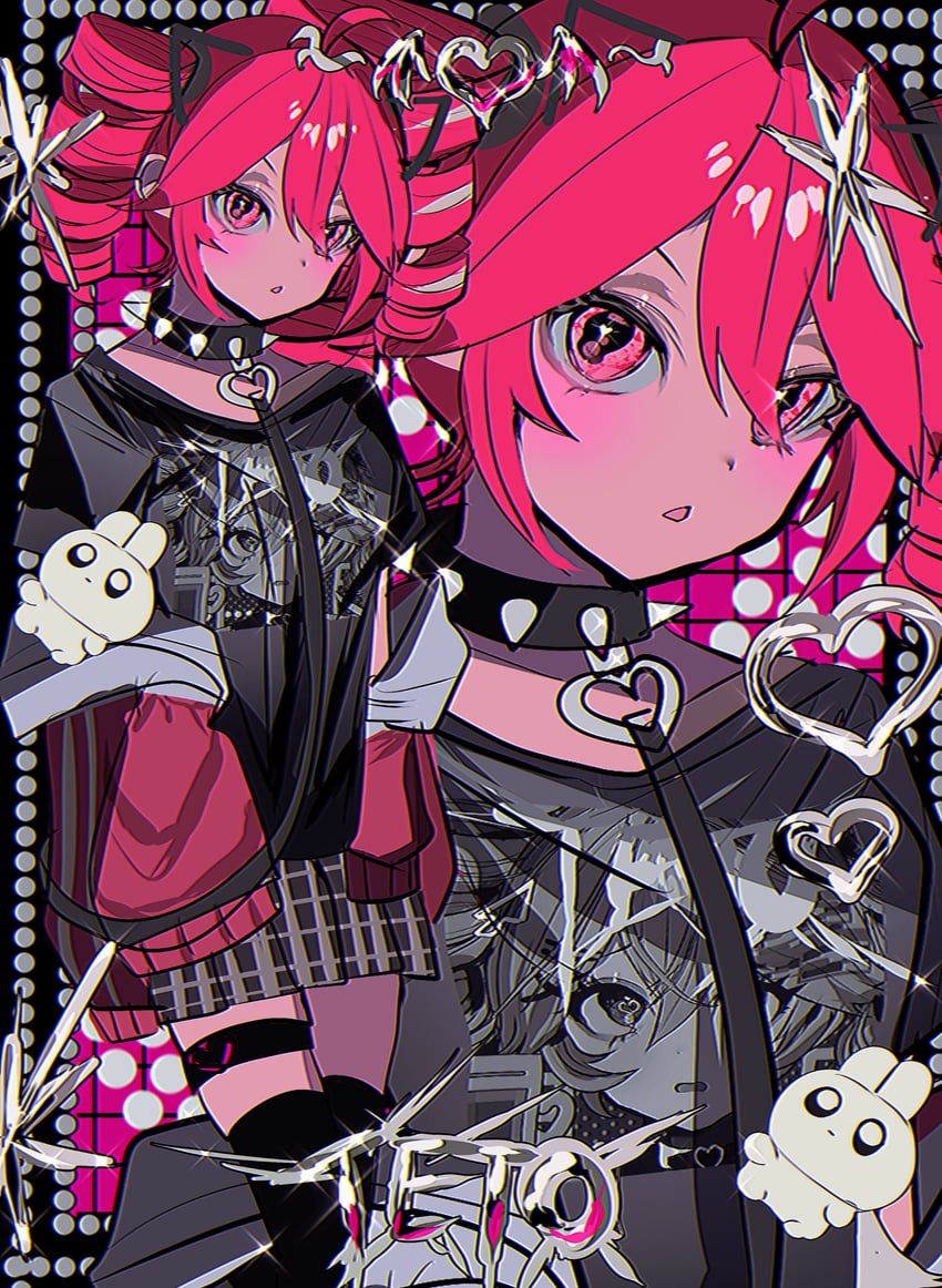 kasane teto (utau and 1 more) drawn by momae_mac