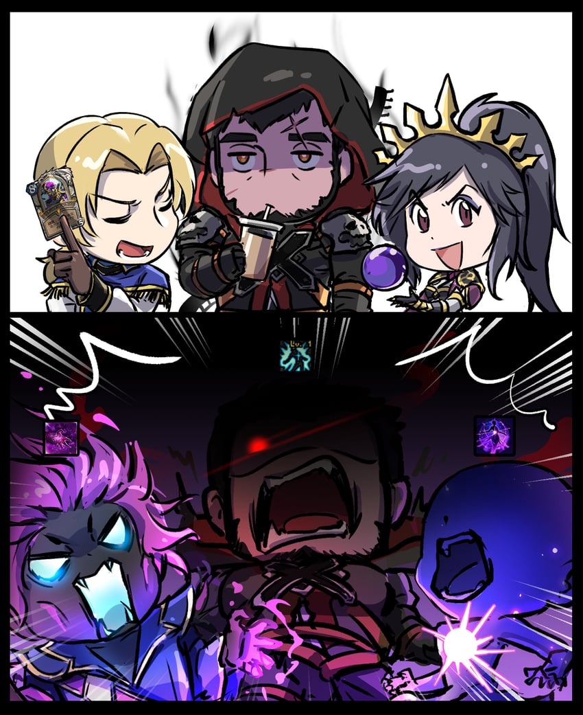 male priest and avenger (dungeon and fighter) drawn by sdz_(inazuma)