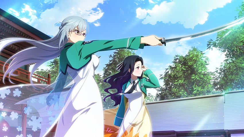 saegusa mayumi and kitora mirja (toji no miko and 2 more)