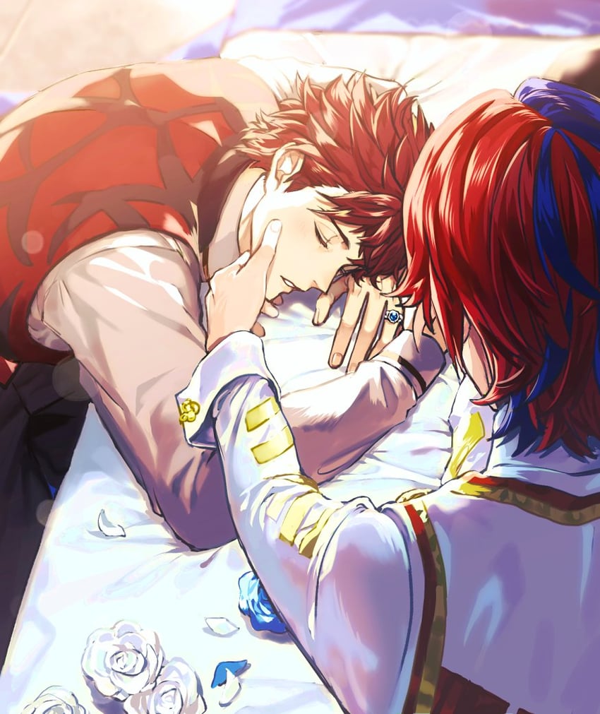 male alear and diamant (fire emblem and 1 more) drawn by 5_(femfamme)