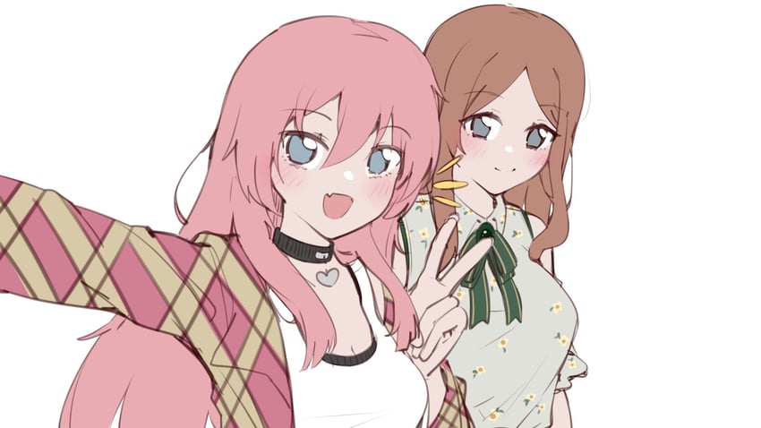 chihaya anon and nagasaki soyo (bang dream! and 1 more) drawn by mizzterbii