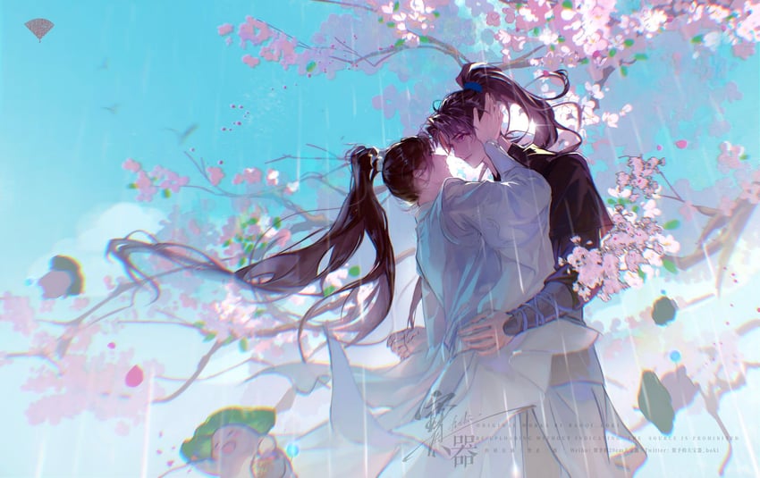 chu wanning and mo ran (erha he ta de bai mao shizun) drawn by boki_20cm