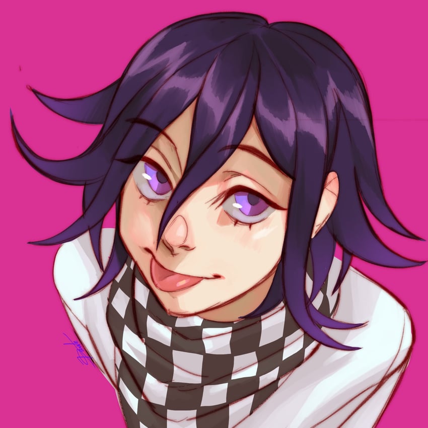 oma kokichi (danganronpa and 1 more) drawn by septimo_dante