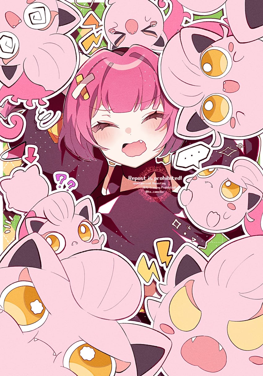 jigglypuff, coral, and scream tail (pokemon and 1 more) drawn by to_camellia