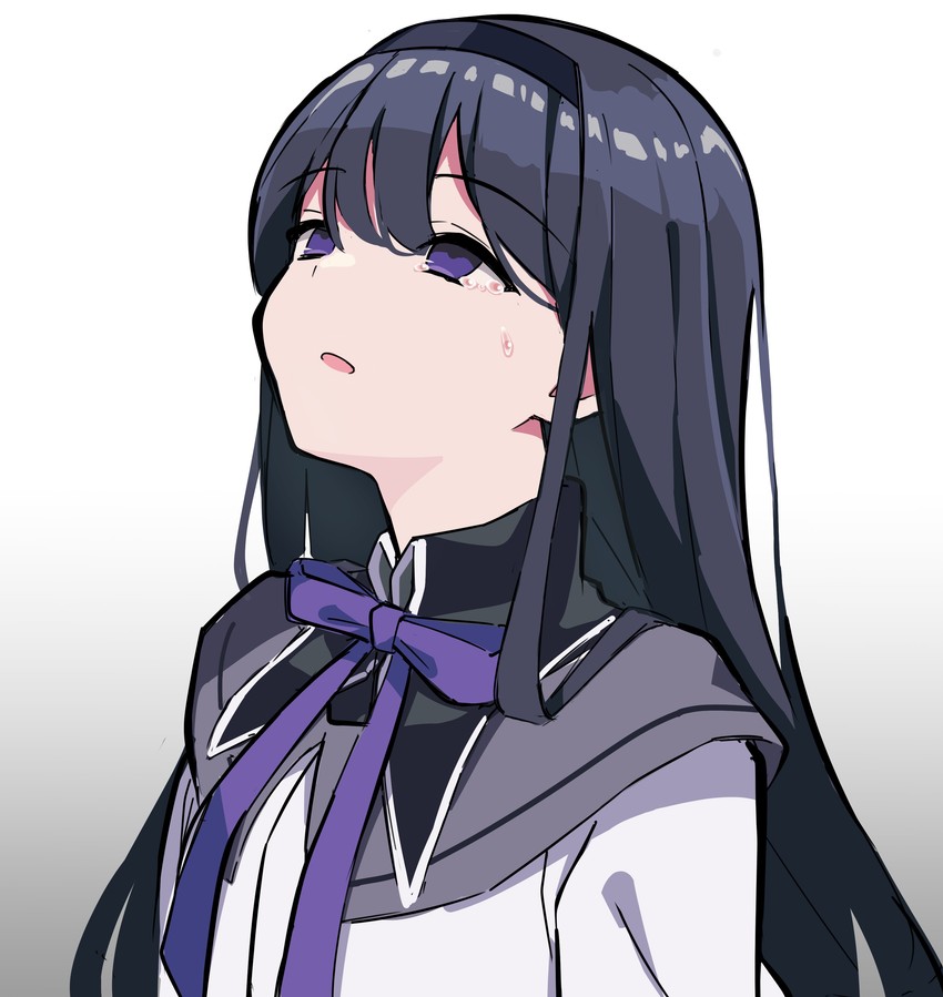 akemi homura (mahou shoujo madoka magica) drawn by uhouhogorigori